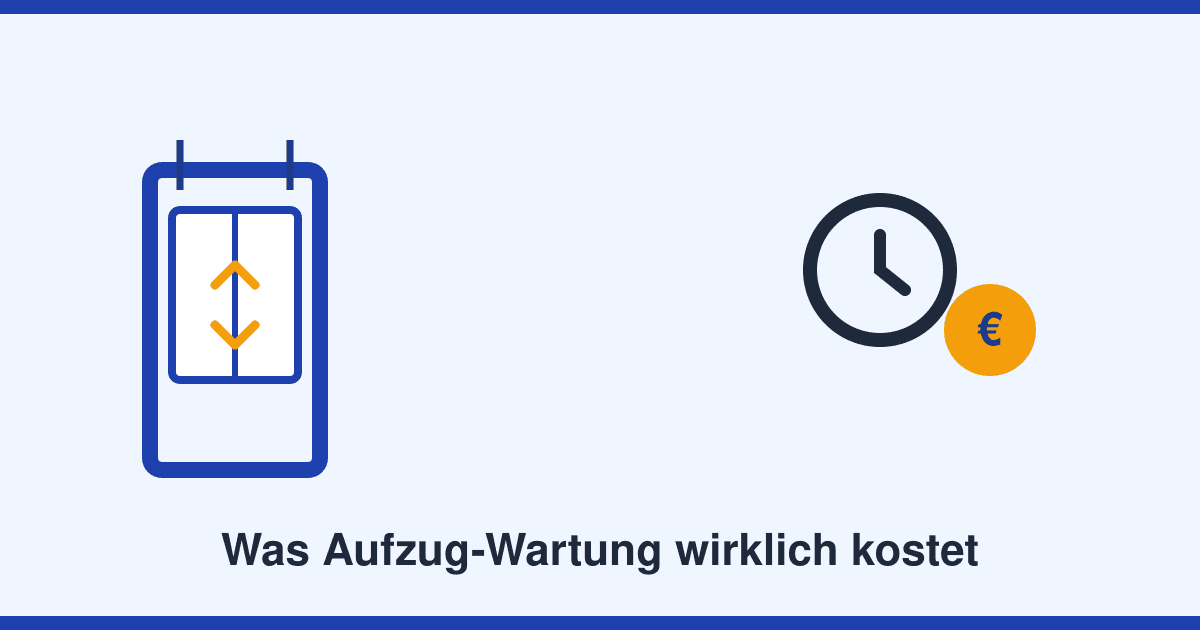 Aufzug-Wartungskosten für Eigentümergemeinschaften: Was jährlich wirklich anfällt