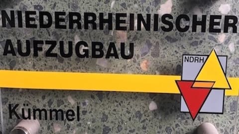 NDRH Niederrheinischer Aufzugbau - Kümmel - seit 1973 - vormals Schmiedtchen