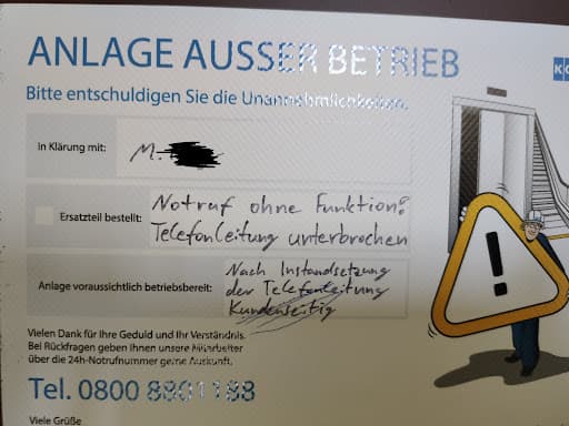 KONE Servicezentrale GmbH — Kundenfoto