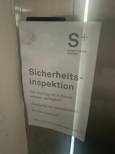 Schmitt + Sohn Aufzüge GmbH & Co. KG — Kundenfoto