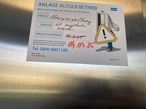 KONE GmbH Hamburg - Aufzüge • Rolltreppen • Automatiktüren — Kundenfoto
