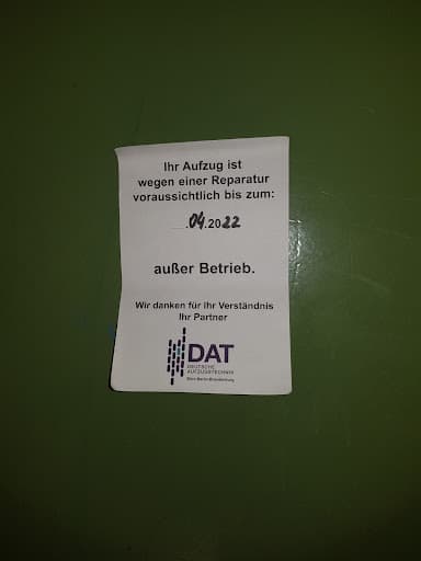DAT Deutsche Aufzugstechnik GmbH Niederlassung Berlin-Brandenburg — Kundenfoto